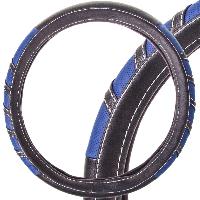 Оплетка экокожа комбинированная спорт ECO Combo2, S (35-37 см) Черно-Синяя, шт. SKYWAY S01102286