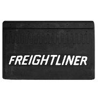 Брызговик плоский на длинномер передний 520*330*6мм, черный, надпись FREIGHTLINER (2 шт), к-т 