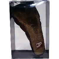 Чехол на ручку КПП кожа/мех P052PМ , Коричневый 