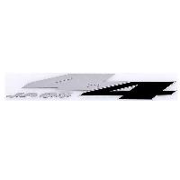 Наклейка металлизированная 4x4 Jaos, 160*30мм, черный SKYWAY (SNO.20 BLACK)
