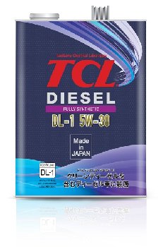 Масло моторное TCL Diesel, Fully Synth, DL-1, 5W30, 4л (1/6) синтетика дизель