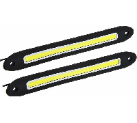 Ходовые огни диодные COB гибкие водонепроницаемые 12V (2 шт), к-т  LD-C101 Лента