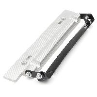 Крепление рамки номера с выносом 50 мм L300мм, серебро  AC911