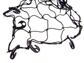 Сетка багажная 110*160 см, D резинки 12 мм, большие крючки, ХАКИ