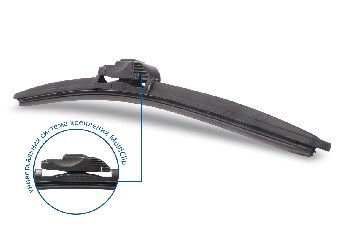 Щетка стеклоочистителя бескаркасная 430 мм /17 FRAMELESS MultiClip Goodyear