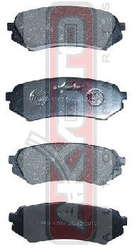 PF-1412 Тормозные колодки Akyoto AKD-1207 T.LAND CRUISER 100 HDJ101/UZJ100 1998-2007  RR