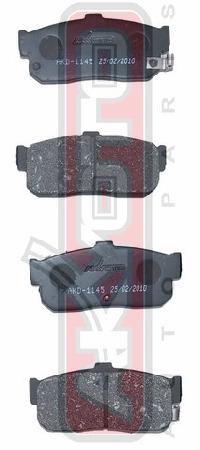 PF-2224 Тормозные колодки Akyoto AKD-1312 N.ALMERA N15 SUNNY B14 BLUEBIRD G10/ Maxima, QX 32/33 RR