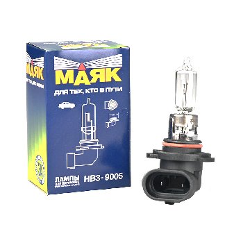 Лампа галогеновая HB3 12V 65W P20d (2шт) к-т (59005/2), Маяк