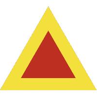 Наклейка Тихоходное транспортное средство ГОСТ, 300*311мм SKYWAY S08101064 (1/10)