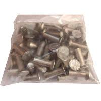 Заклепки  8*20  алюминий, тормозные (к-т 64 шт), к-т    ( №18 )