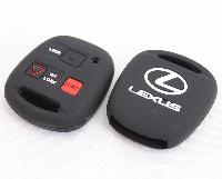 Чехол на ключ автомобильный силиконовый LEXUS (3 кнопки)