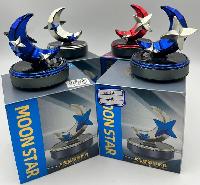 Ароматизатор на панель с солнечной батареей TM-810 Месяц и звезды Синий (Ocean) 