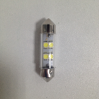 Светодиод T11*36 12V WHITE  4SMD S8.5 (Маяк) (12T11*36-W/4 SMD)