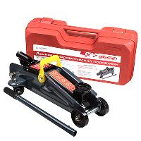 Домкрат подкатной  2 т (высота подъема 125-300 мм) в пластиковом кейсе, SKYWAY S01802007