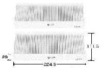 Фильтр салонный AC-803E BRONCO BRC-0405 (SAC-803 )