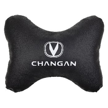 Подушка подголовник Косточка экокожа 30*20 см, Черная CHANGAN S08002034 SW