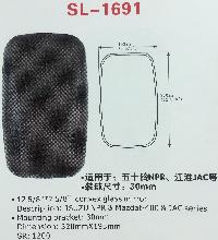 Зеркало заднего вида  SL-1691    (320*193мм SR1200 под шар 30 мм) Isuzu NPR/Mazda Titan