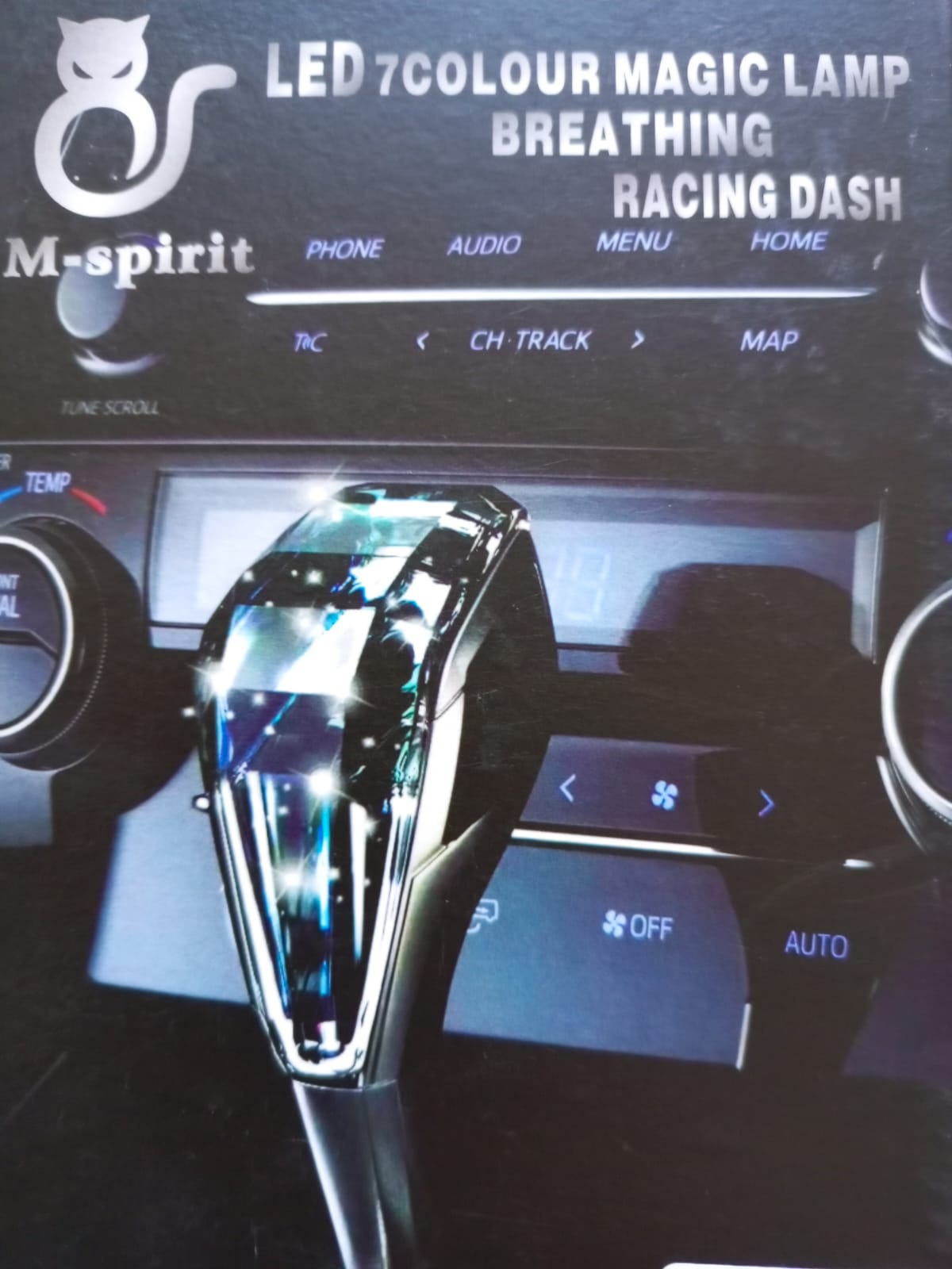 Ручка рычага МКПП декоративная с LED подсветкой TOYOTA, SKYWAY S06202034 