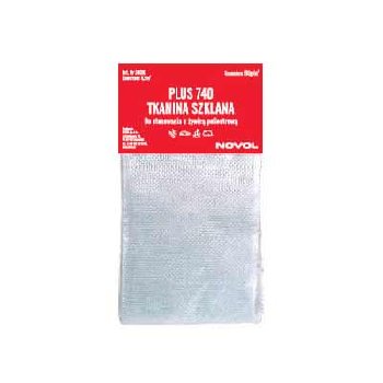 Стеклоткань PLUS 740 (плотность 350 г/м2), 0.5 м2  (36012) NOVOL (1/40)