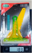 Инструмент для тонировки (набор  4 предмета)  G-50 прозрачный шпатель, к-т