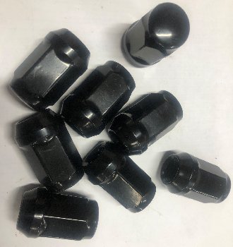 Гайка закрытая TOYOTA 12*1.5, H35мм, ключ 19мм, Черная, шт.    (уп 20 шт) 