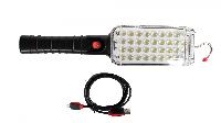 Лампа-переноска, пластиковый корпус, светодиодная (34 SMD) шнур USB, аккумулятор