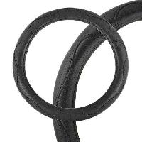 Оплетка экокожа с перфорированными вставками Art-7, XL (41-43 см), черная SKYWAY S01102078