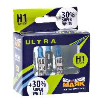 Лампа галогеновая H 1 12V 55W P14,5s Super White+ 30% (82120SW+30) 2 шт, к-т   Маяк 