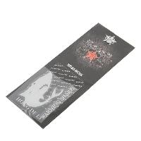 Наклейка металлизированная АКУЛА (WARNING SHARK), 55*30мм, серебро SKYWAY (SNO.168 GREY)