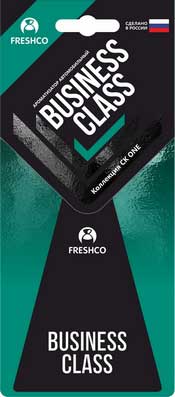 Ароматизатор подвесной пластина Business Class  CK one  PBCL-71, FRESHCO (10/40)