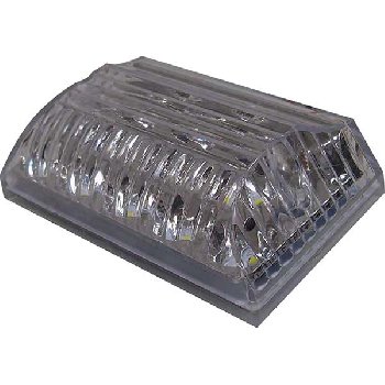 Фонарь габаритный 24V 8 SMD (+12 SMD)  98* 62 мм, прозрачный,  (уп 2 шт)
