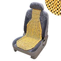 Накидка деревянная передняя массажная, 128*40см, бусины светлое дерево, шт  S01305001 SKYWAY  (1/12)