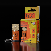 Ароматизатор подвесной жидкий флакон стекло/дерево Пина Kолада, 6 мл TB-01, Dolce Life (уп.15шт)