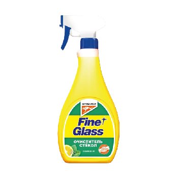 Очиститель стекол, 500 мл, триггер Fine Glass, аромат Лимон-Мята KANGAROO 320121 (1/12)