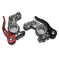 Клемма АКБ свинец, крепление-планка, угловой зажим, С Быстросъемом, к-т (TA-F34-A1)