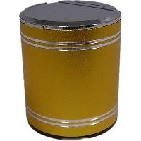 Пепельница-стакан металл, желтая металлик, HT292 YE