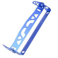 Крепление рамки номера с выносом 70 мм (металл) L250 мм, синий металлик