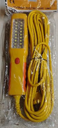 Лампа-переноска 220V, пластик корпус, 18 SMD, шнур 10 м, с розеткой  HX-13
