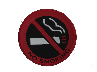 Наклейка  Курить запрещено No smoking (к-т 2 шт)NovaBright, к-т 39737