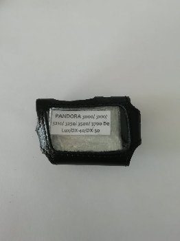 Чехол на брелок сигнализации PANDORA 3000/3100/3250/3500/3500/3700/3940/DX40, кожа(плетенка), черная