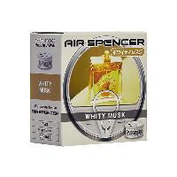 Ароматизатор на панель керамика банка металл AIR SPENSER (A-43) WHITY MUSK/белый виноград