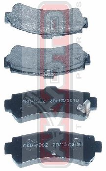 PF-2357 Тормозные колодки Akyoto AKD-1362  FR