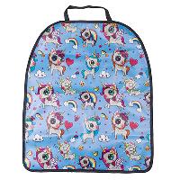 Накидка защитная спинки сидения, ПВХ 60*50см Единороги SKYWAY S06101026