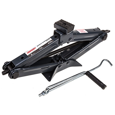 Домкрат ромбовидный винтовой 2т, высота 105-397 мм, резиновая опорная часть,сумка SW S01801028 (1/10