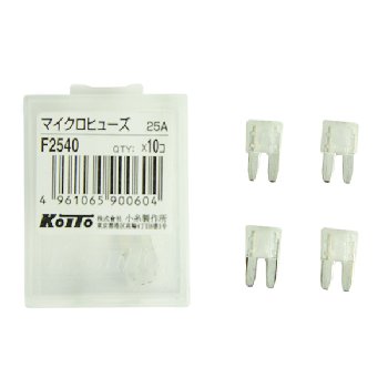 Предохранитель флажковый МИНИ New (8 мм, 5 мм между контактами) 25A  F2540 KOITO  (1/10)