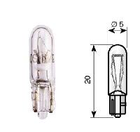 Лампа б/ц 12V  1.2W  W2*4,6d W1.2W  Маяк (61212Бц)  (1/10/100)