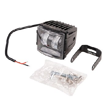 Фара светодиодная   90*85мм*100мм (12 диодов) 12V/24V 40W, Дальний свет SKYWAY S07201098 (1/50)