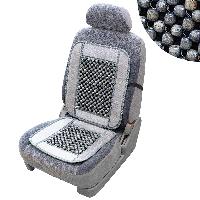 Накидка бамбук-полиэстер массажная Massage-02 серый/темное дерево, шт. SKYWAY S01302039