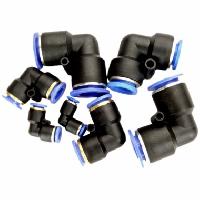 Фитинг трубок пластик Г-образный, PUL 12мм