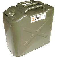 Канистра металлическая вертикальная Хаки 25 л, тройная ручка (0.6mm/ 40*28*30 cm ) DAB-25